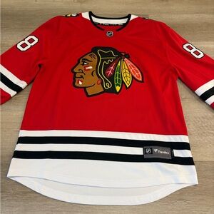 Fanatics Chicago Blackhawks Red and Black Hockey Jersey